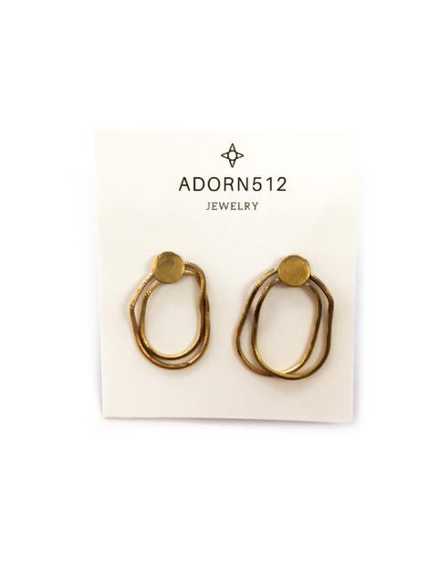 Spice Earrings - brass