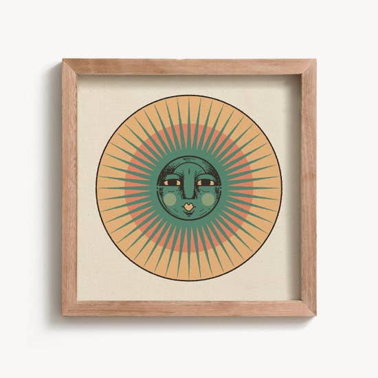 Sun Face I Print
