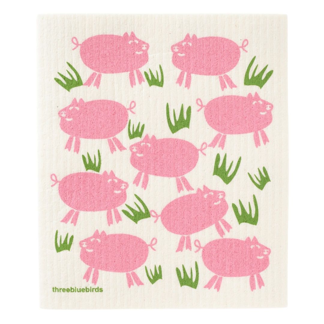 Piggies Swedish Dishcloth