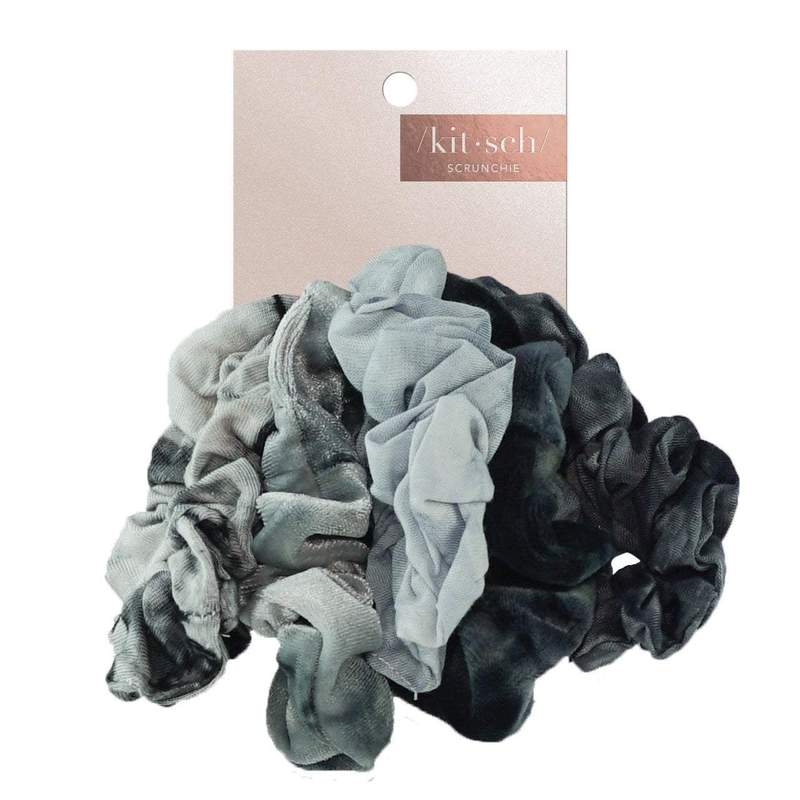 Tie Dye Scrunchies - Slate