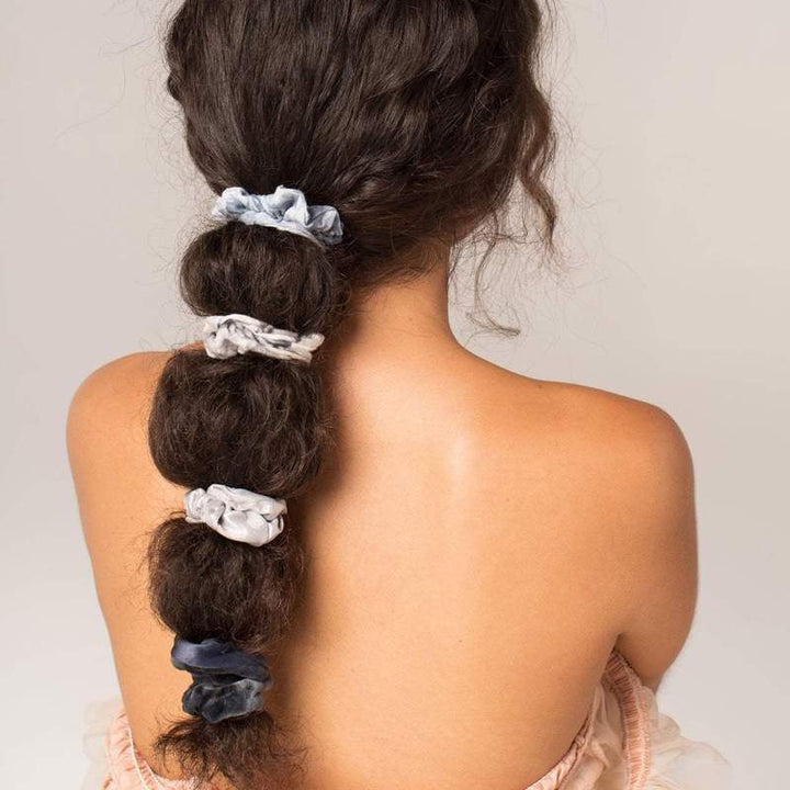 Tie Dye Scrunchies - Slate