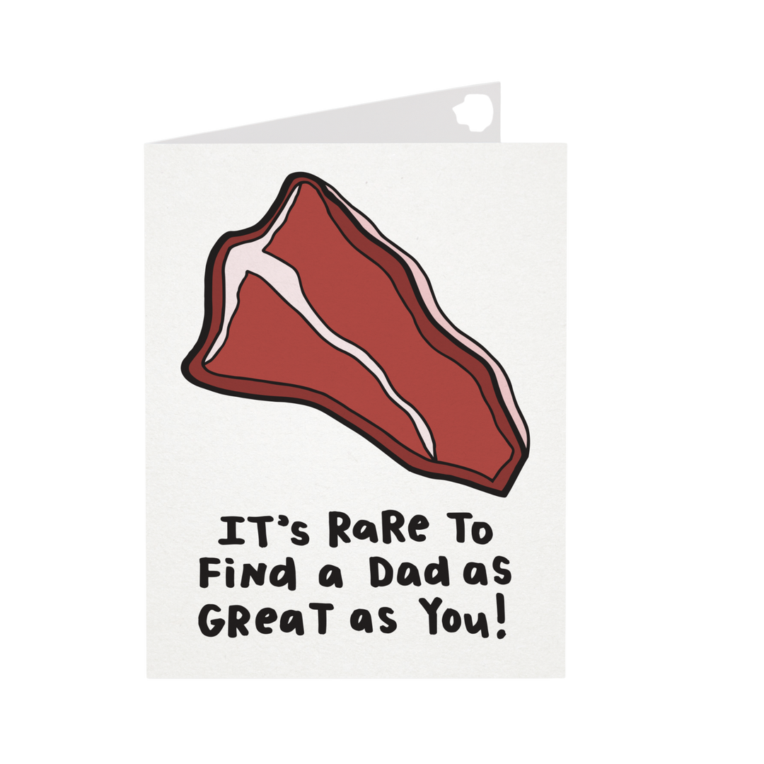 It's Rare to Find a Dad as Great as You! Father's Day Card Golden Hour Gift Co It's Rare to Find a Dad as Great as You! Father's Day Card Golden Hour Gift Co