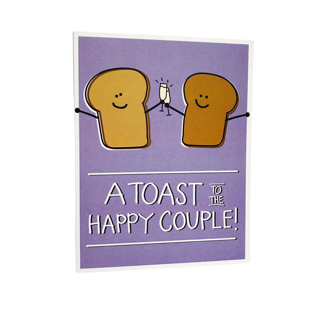 A Toast to the Happy Couple Greeting Card