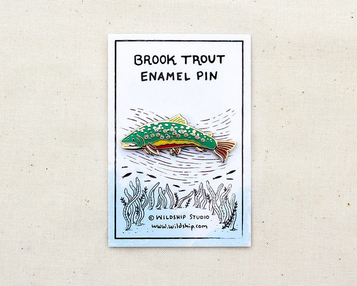 Brook Trout Enamel Pin