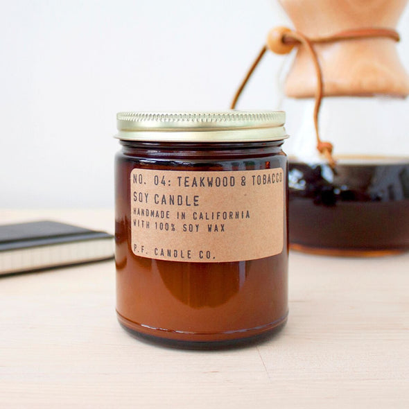 Teakwood and Tobacco Soy Candle