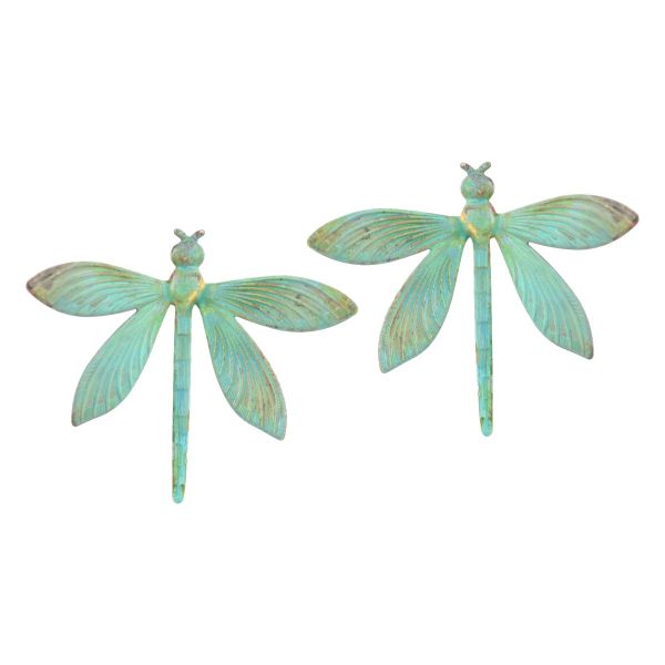 Verdigris Dragonfly Stud Earrings