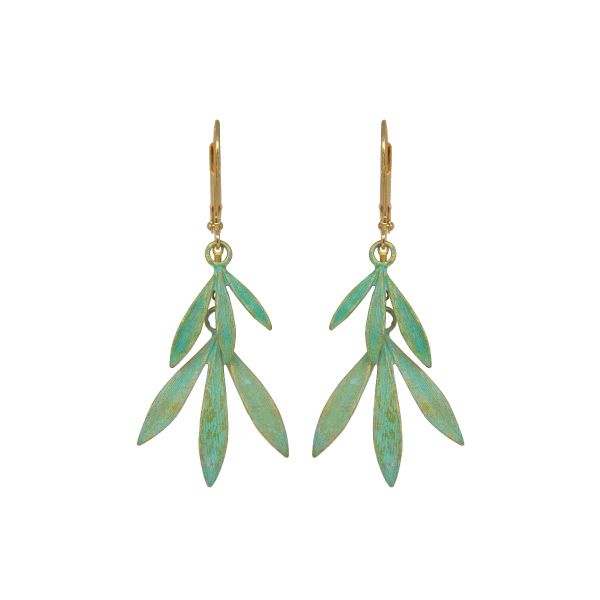 Bamboo Leaf Earrings