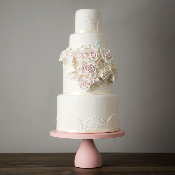 12 Inch Round Modern Metal Cake Stand